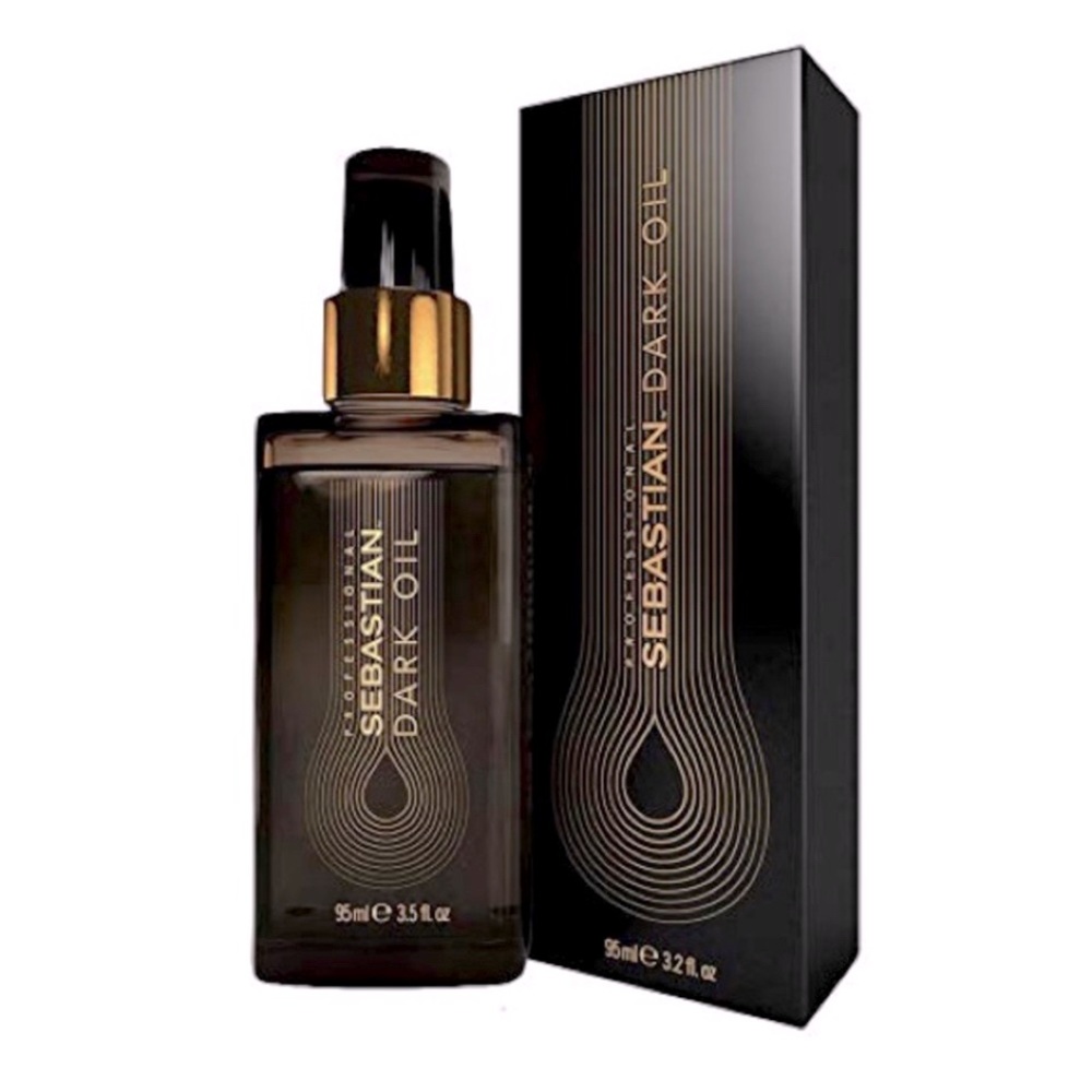 Dark oil.  Lightweight hair oil by Sebastian